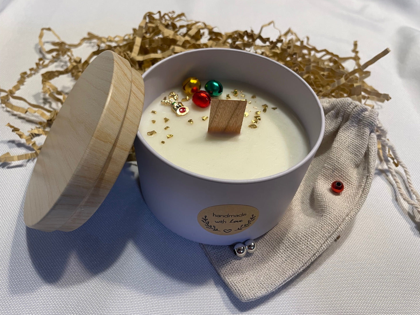 Christmas Deer Candle