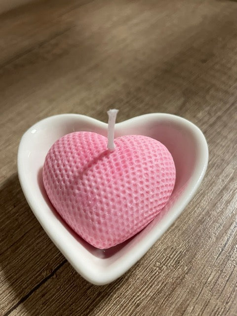 Heart Candle - na podstavku